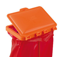 Accessories for disposal bags Table stand lid