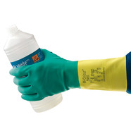 Chemical protection gloves AlphaTec<sup>&reg;</sup> 87-900 (formerly Bi-Colour&trade;), Size: 10