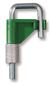 Tube clamp coloured, Suitable for: Tube external &#216; of up to 10 mm, red