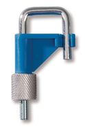 Tube clamp coloured, Suitable for: Tube external &#216; of up to 20 mm, blue