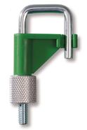 Tube clamp coloured, Suitable for: Tube external &#216; of up to 20 mm, green