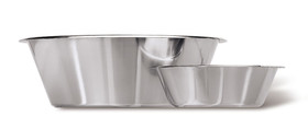 Bowl stainless steel flat form, 3.0 l