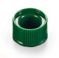 Accessories cap for reaction vials SnapTwist&trade;, green