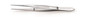 Micro tweezers serrated straight, 105 mm