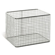 Sterilisation basket square, Outer length: 150 mm, 100 mm, 100 mm