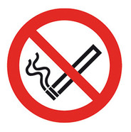 Signaux d’interdiction conf. à ISO 7010 double face, Défense de fumer
