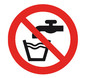 Prohibition symbols acc. to ISO 7010 Adhesive film, No smoking, 200 mm