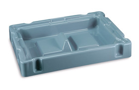 Accessories tray for preparation surfaces