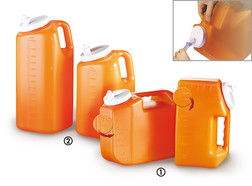 Canisters Uritainer&trade; (2) With vertical graduation, 2.5 l, 40 unit(s)