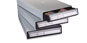 Storage system for embedding cassettes Drawer type